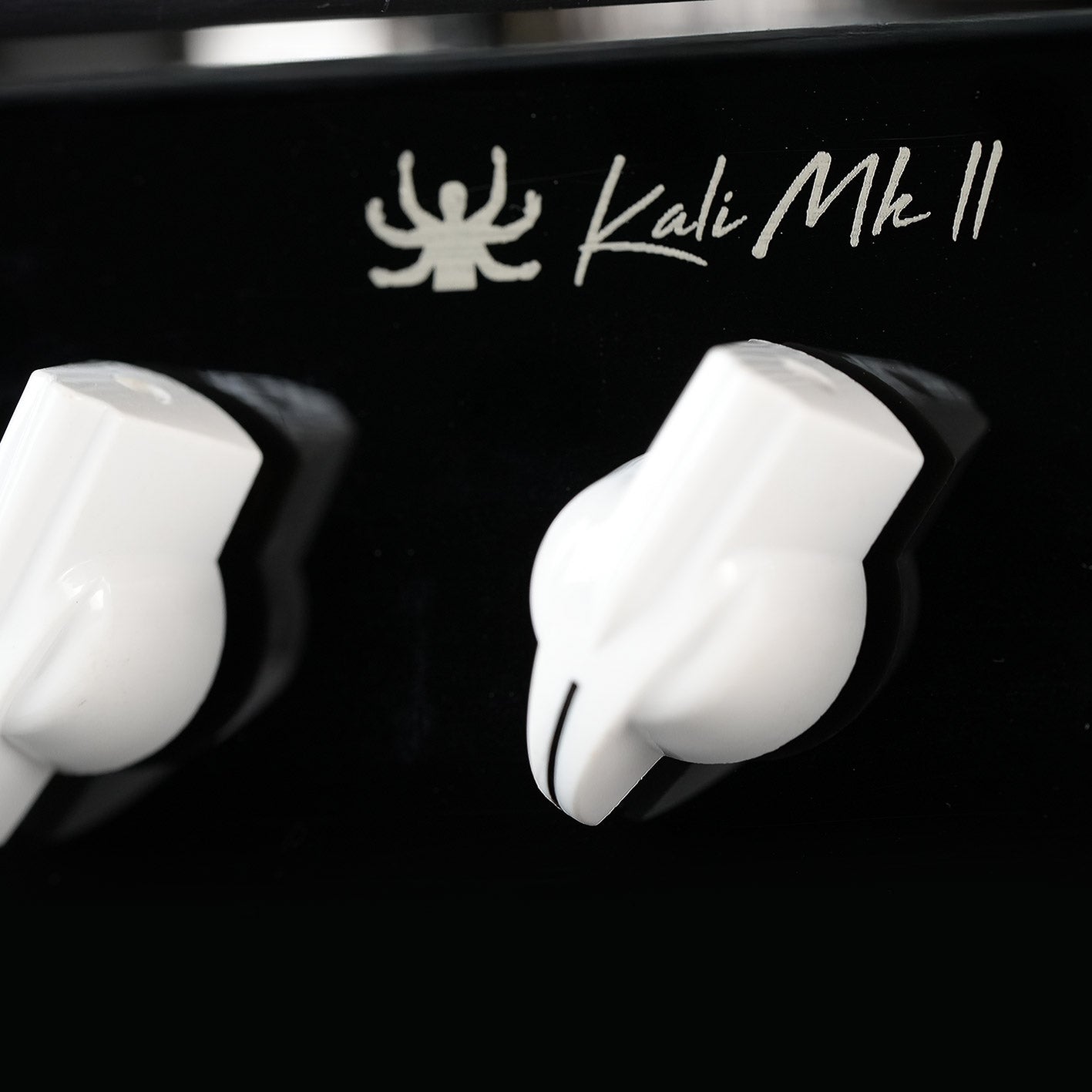 Close-up of the back grille and ventilation system of the RedSeven Kali MkII amp
