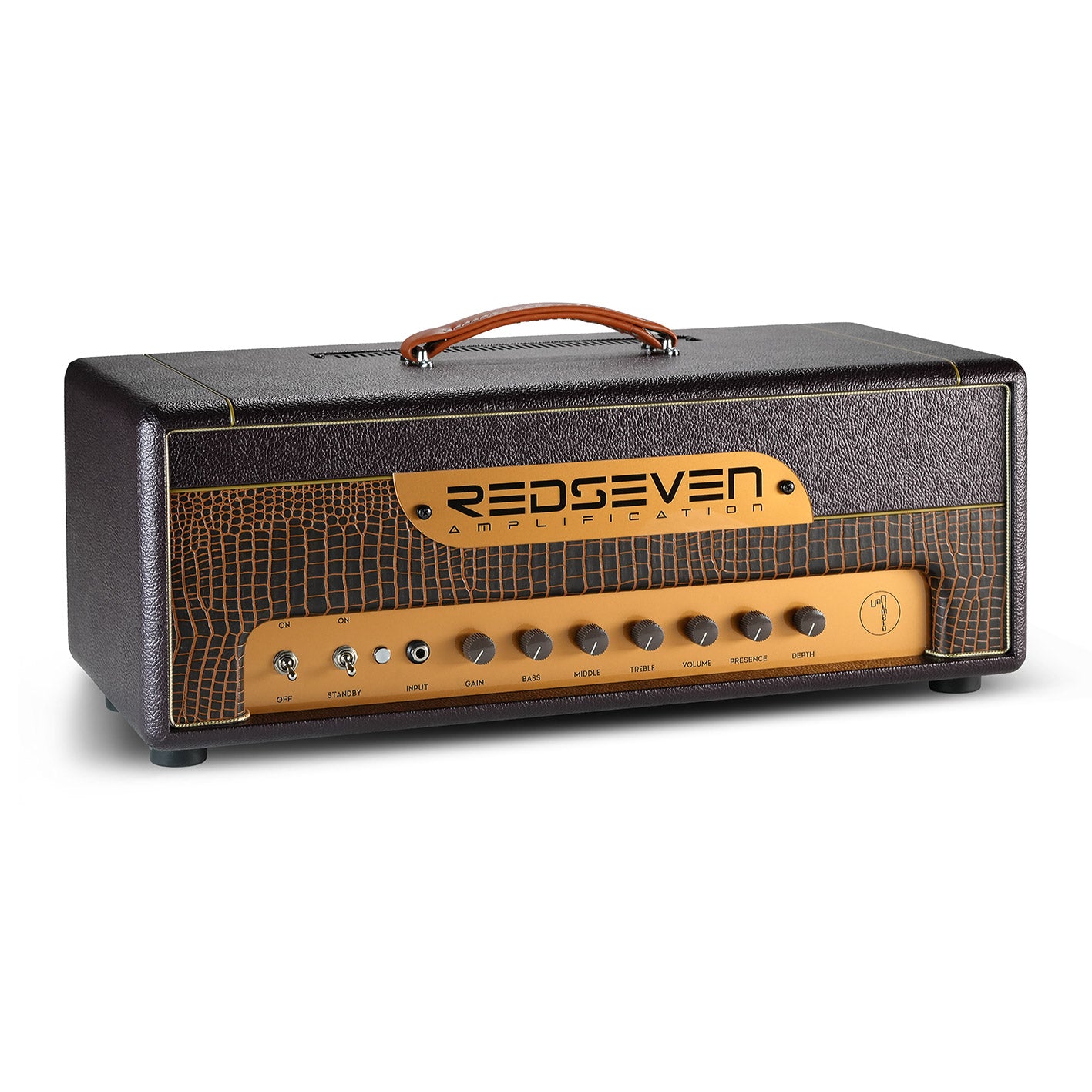 RedSeven Numero Uno tube guitar amp head, angled front view