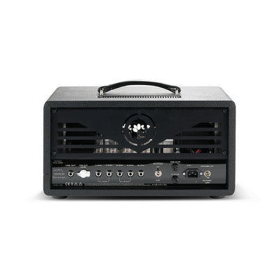 Walnut side panel detail of the RedSeven Kali MkII amplifier