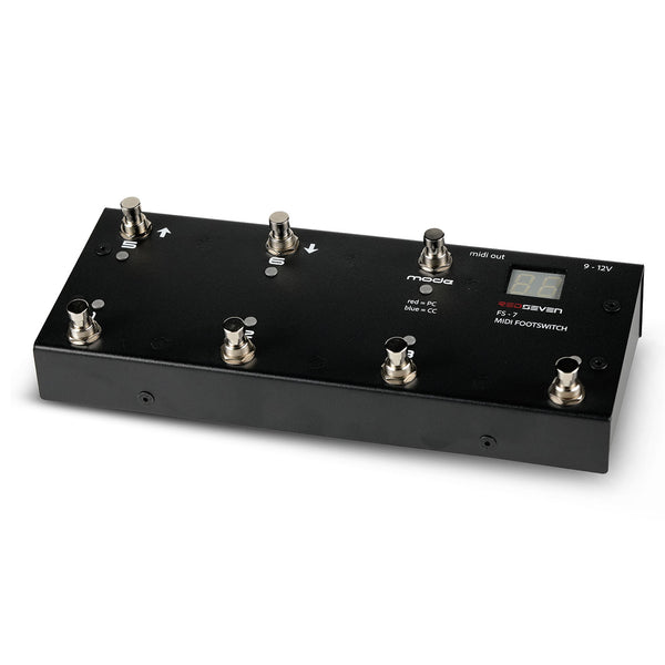usb midi foot pedal FS-7 MIDI FOOTSWITCH – Universal MIDI Footswitch – redseven-amplification
