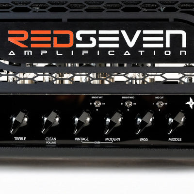 Hybrid 100 control panel with RedSeven logo detail