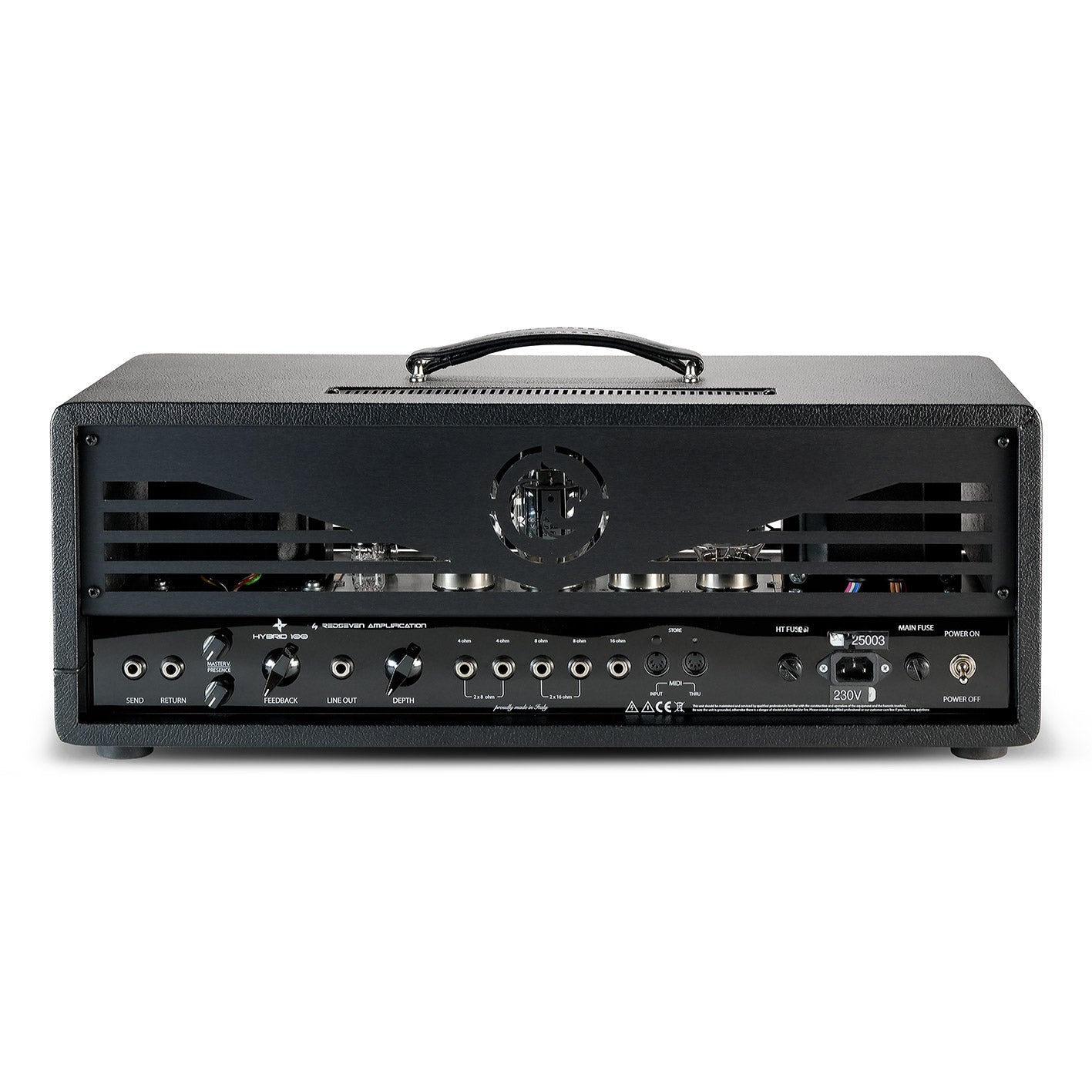 Hybrid 100 rear panel full view with connections