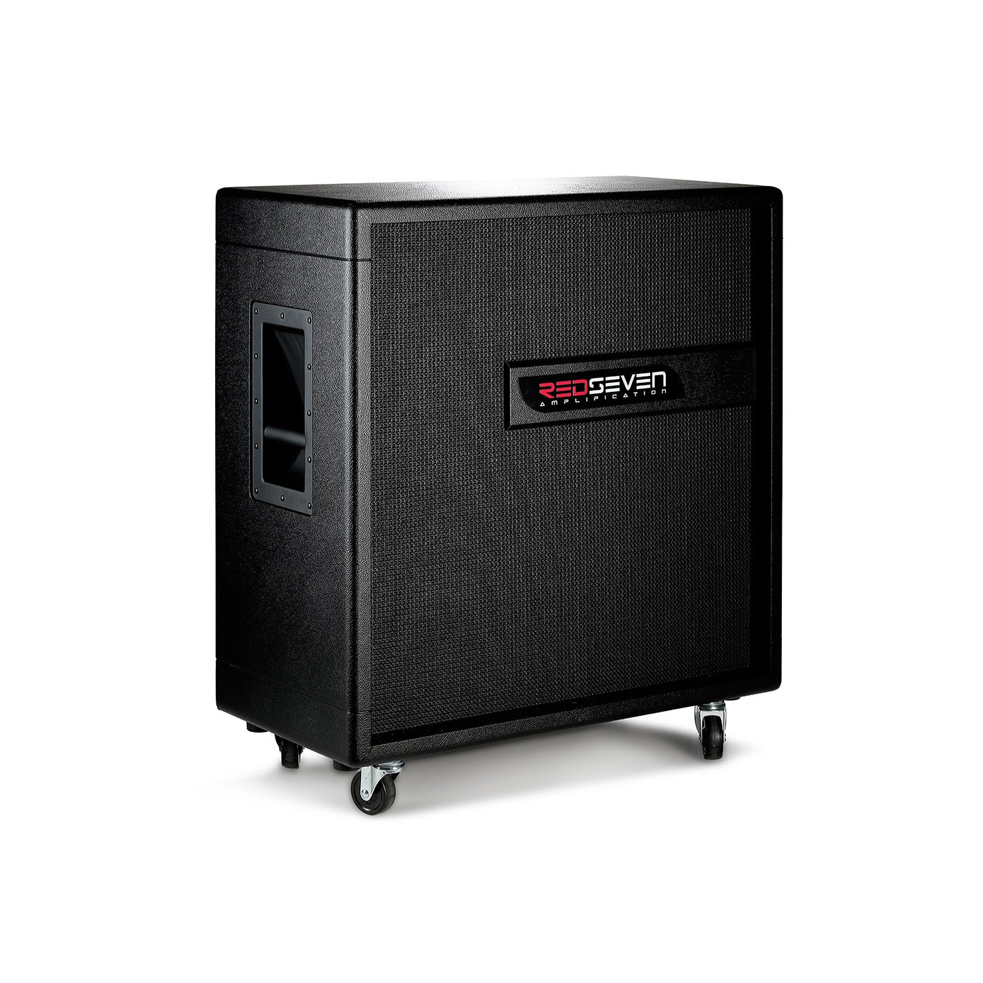 RedSeven 4x12 guitar cabinet angled view handcrafted Italian cabinet