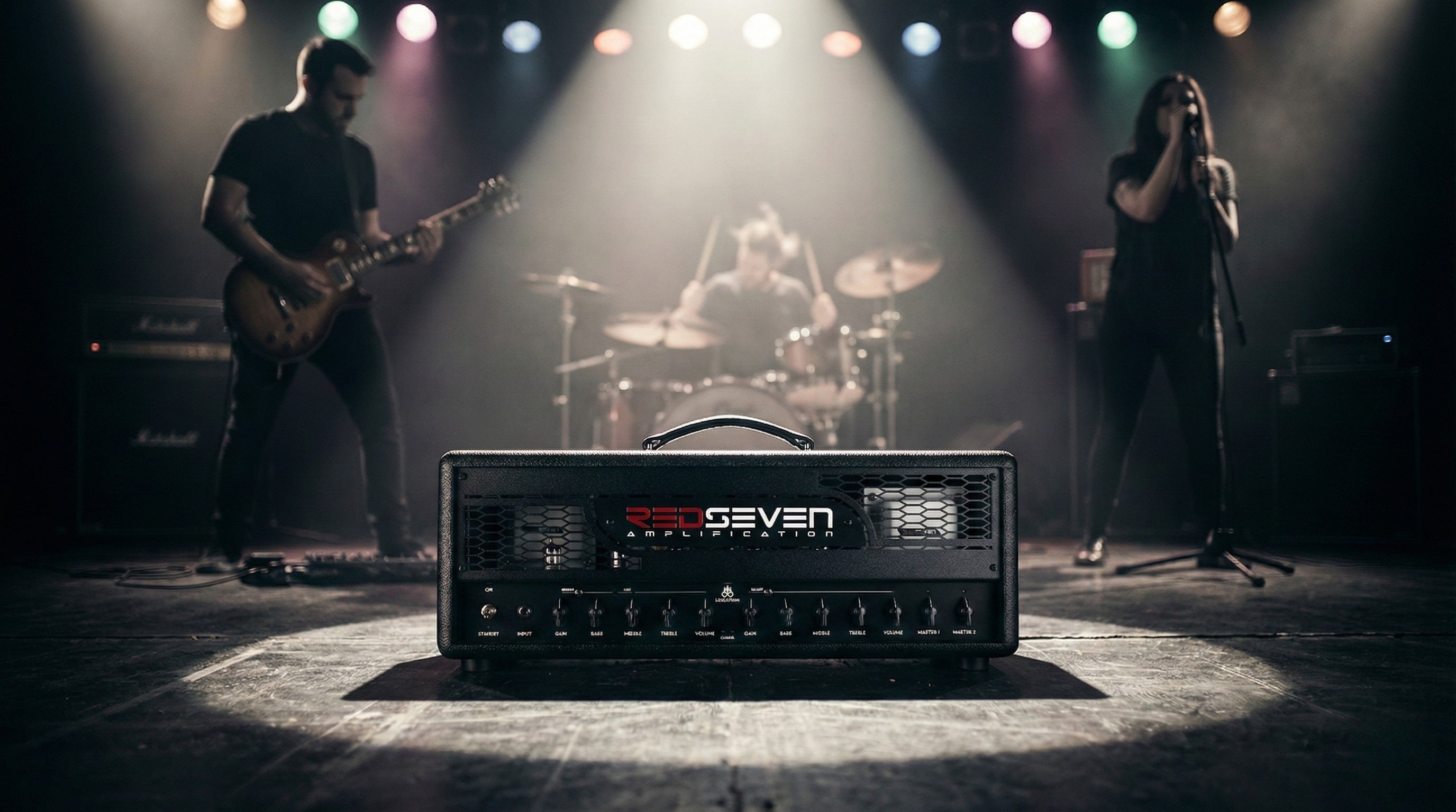 RedSeven boutique guitar amplifier on stage inspiring musicians during a live performance