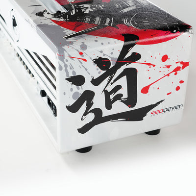 Leviathan Japan Serie — calligraphic kanji brushwork, rear side panel