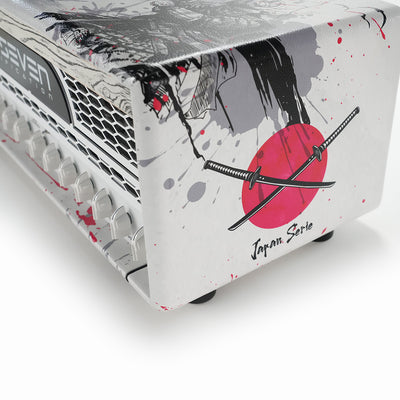 Leviathan Japan Serie — crossed katanas over red sun detail, right side panel