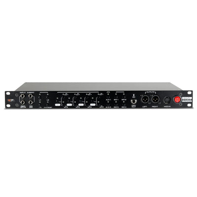 RedSeven Multi Stereo Line Mixer front view rack stereo mixer for guitar and studio setups
