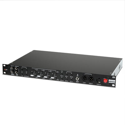 RedSeven Multi Stereo Line Mixer top view solid rack chassis design
